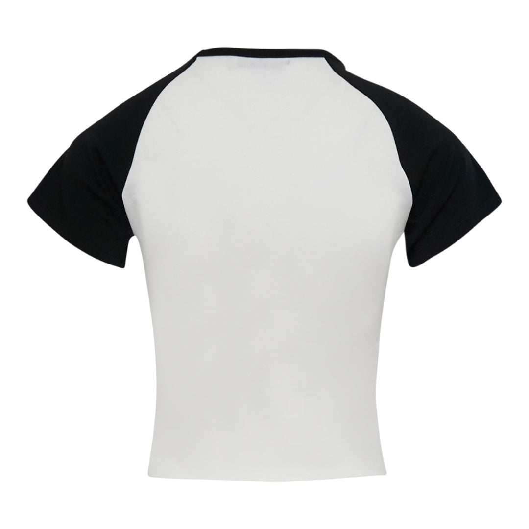 Mardi Mercredi Cropped T-Shirt Raglan No.26 Lace – Available at Club 21, Official Retailer in Singapore, Malaysia & Thailand with Global Shipping Online