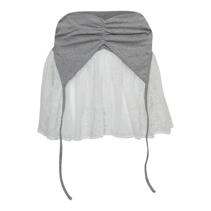 Mardi Mercredi Mini Skirt Foldover Waist Lace – Available at Club 21, Official Retailer in Singapore, Malaysia & Thailand with Global Shipping Online