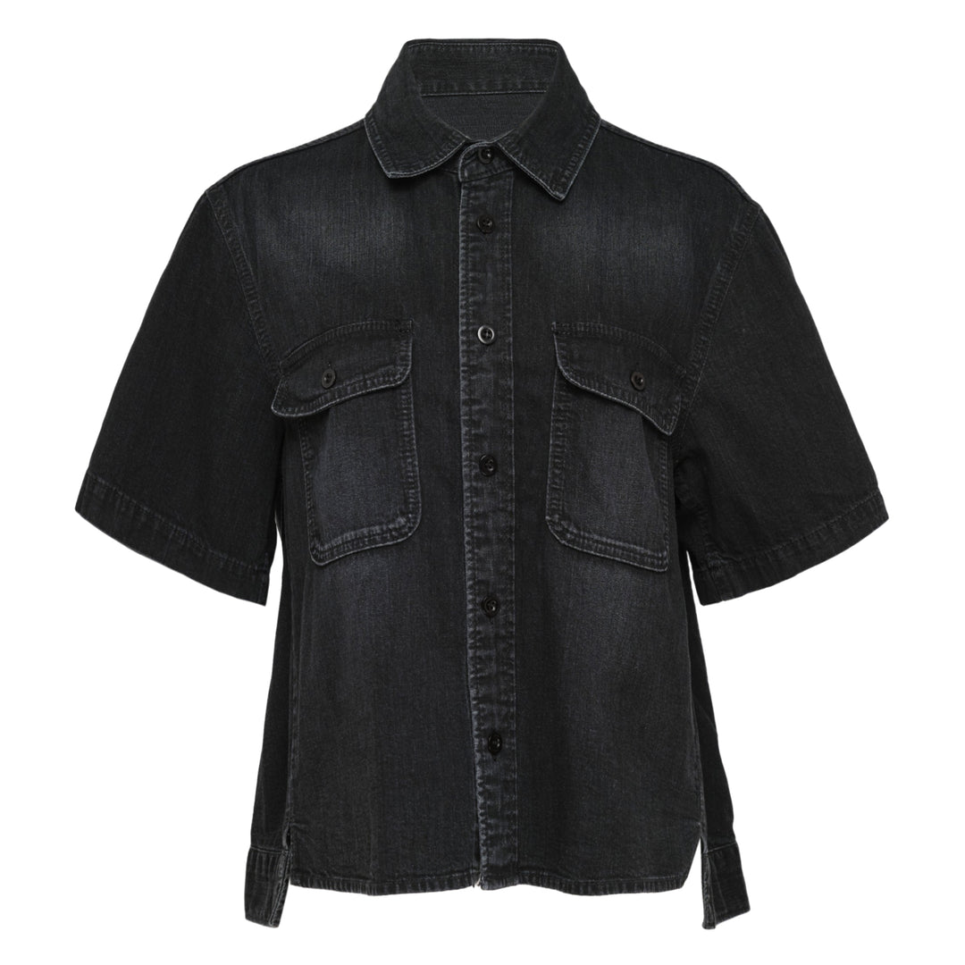 Short Sleeve Denim Shirt