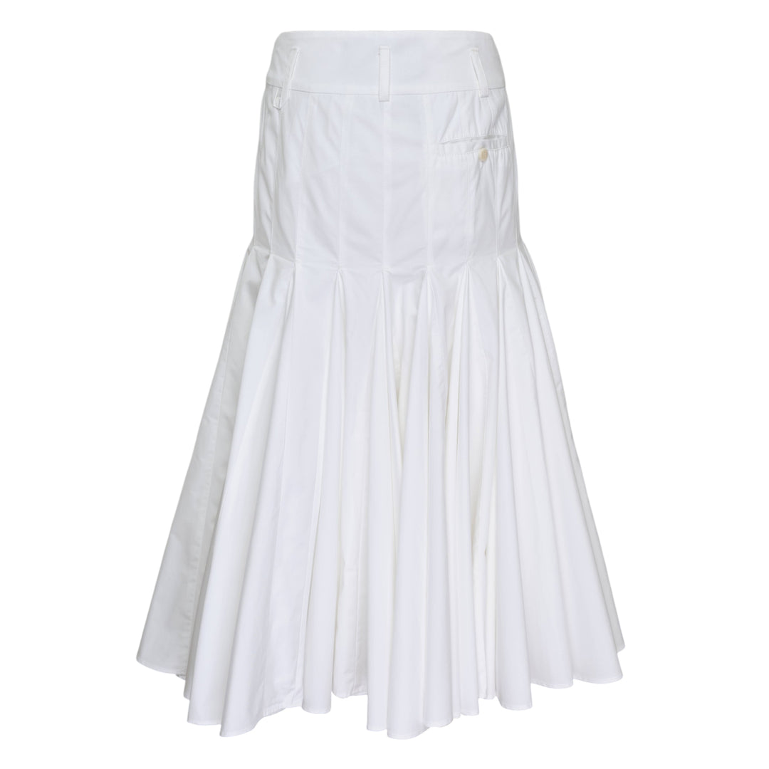 Agave Woven Midi Skirt
