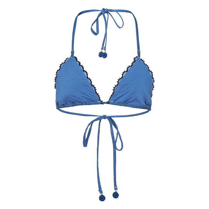 ZIMMERMANN Aster Denim Embroidery Bikini – Available at Club 21, Official Retailer in Singapore, Malaysia & Thailand with Global Shipping Online
