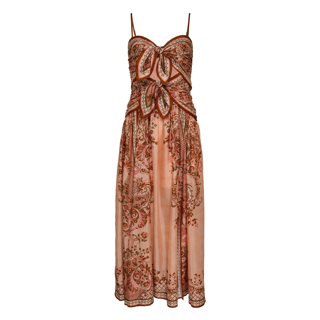 Aster Scarf Midi Dress