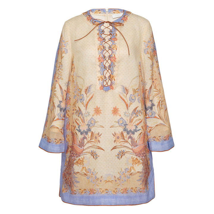 ZIMMERMANN Indra Tunic Mini Dress – Available at Club 21, Official Retailer in Singapore, Malaysia & Thailand with Global Shipping Online