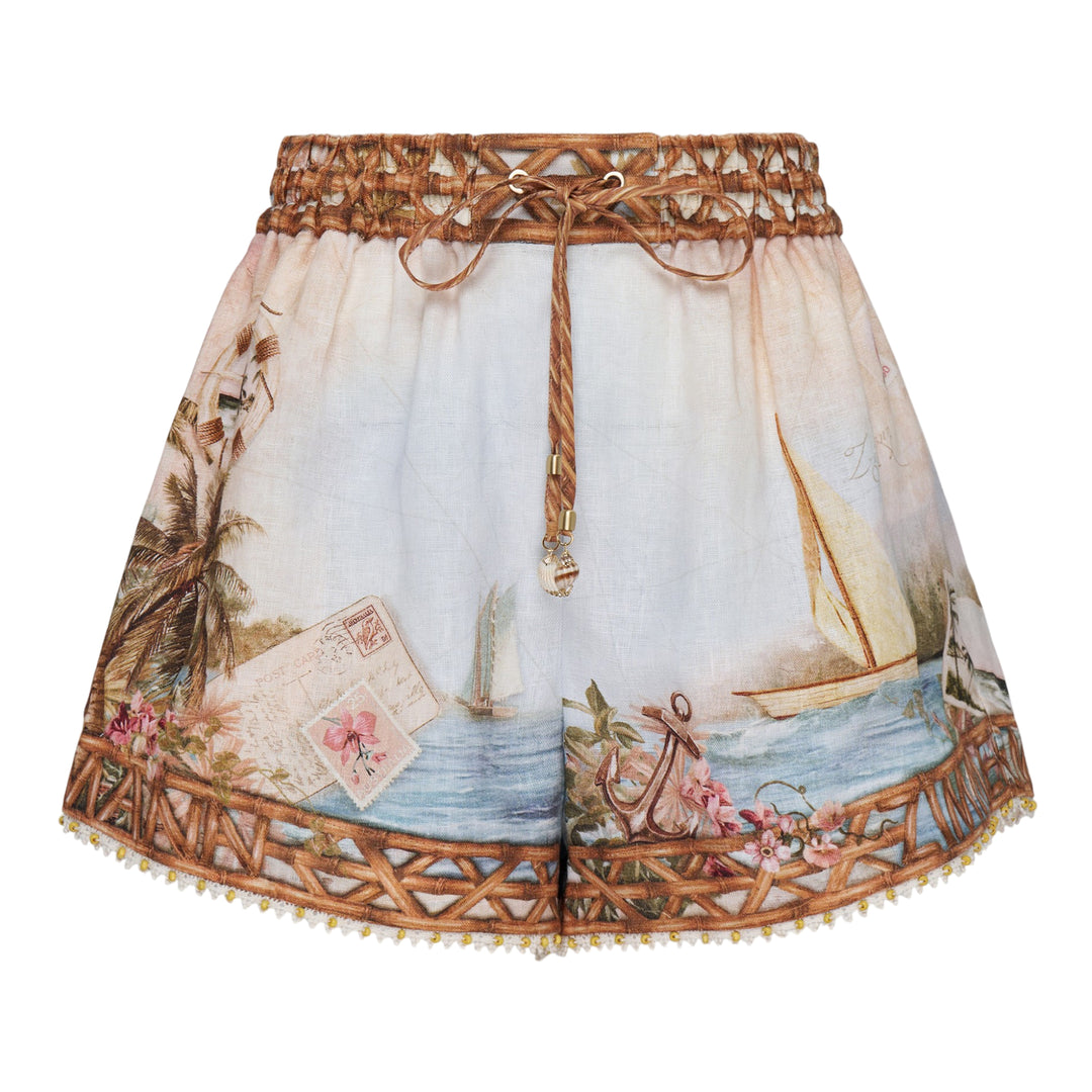 ZIMMERMANN Mahon Relaxed Short – Available at Club 21, Official Retailer in Singapore, Malaysia & Thailand with Global Shipping Online