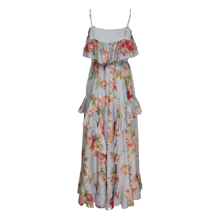 Roselight Frill Maxi Dress