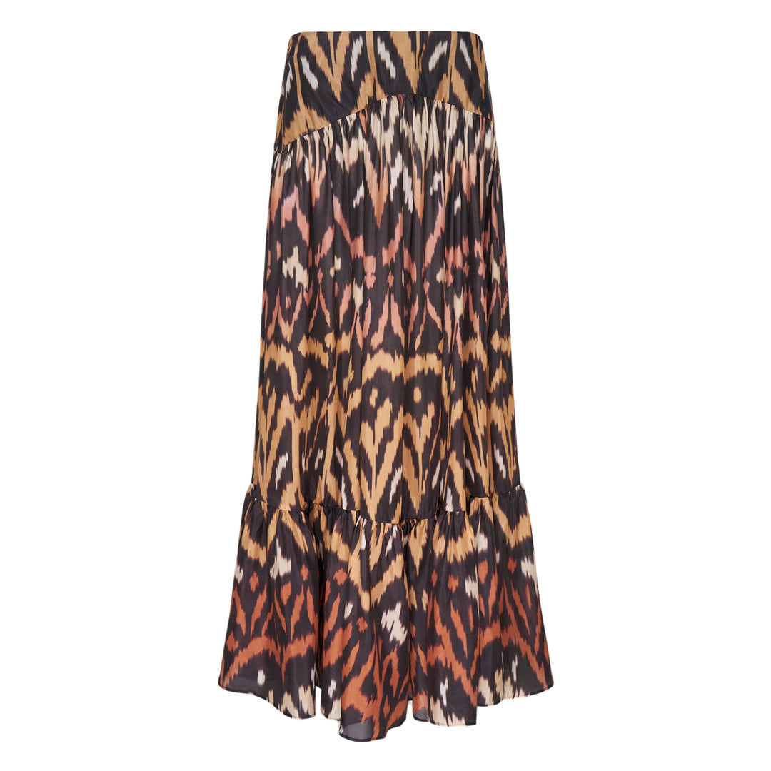 Aster Ikat Midi Skirt
