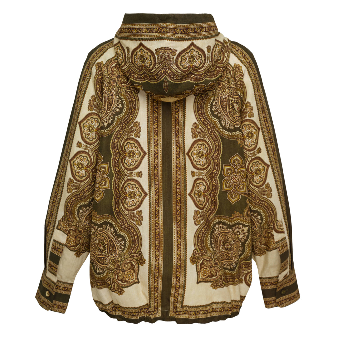 ZIMMERMANN Mahon Hooded Shirt – Available at Club 21, Official Retailer in Singapore, Malaysia & Thailand with Global Shipping Online