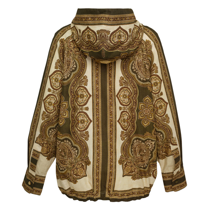 ZIMMERMANN Mahon Hooded Shirt – Available at Club 21, Official Retailer in Singapore, Malaysia & Thailand with Global Shipping Online