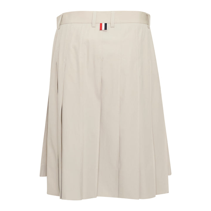 Bermuda Length Pleated Skirt