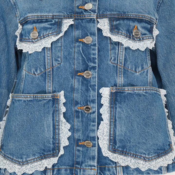 Rigid Denim Lace Jacket