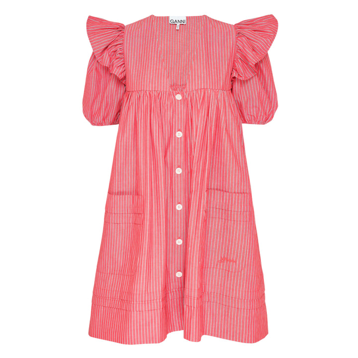 Oxford Stripe Angel Mini Dress