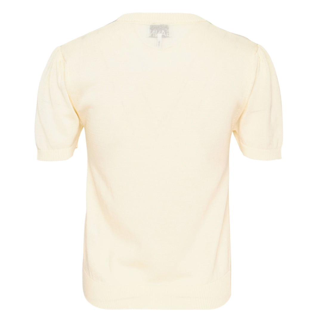 Argyle Knit T-Shirt