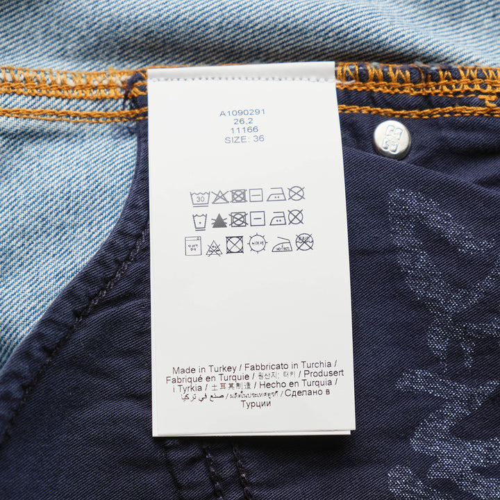 Rigid Denim Lace Mini Skirt