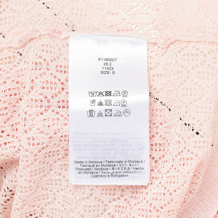 Shiny Viscose Pointelle Cardigan