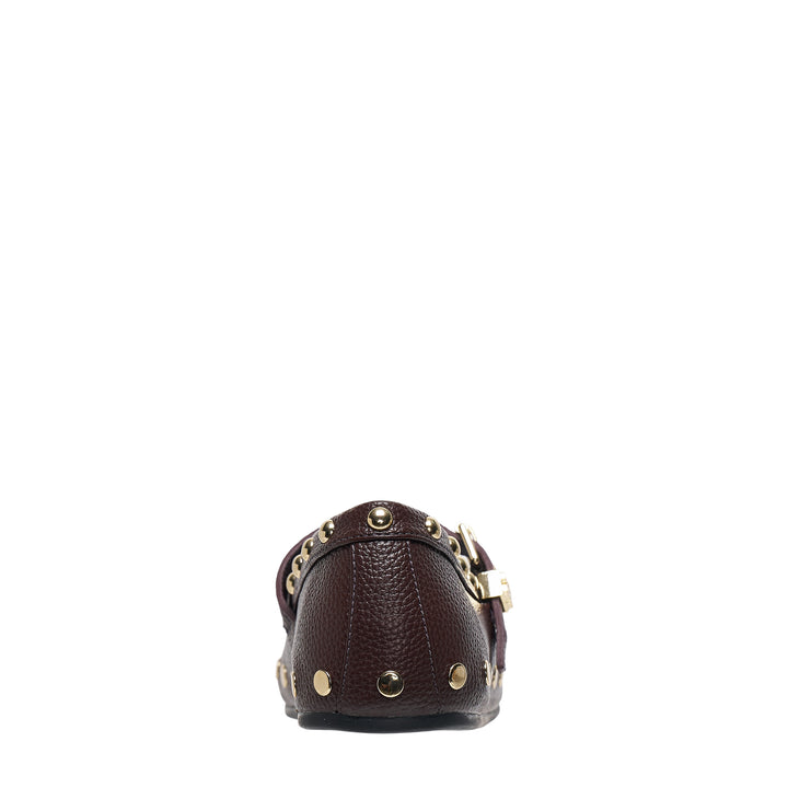 Mary Jenny Studs Grained Flat