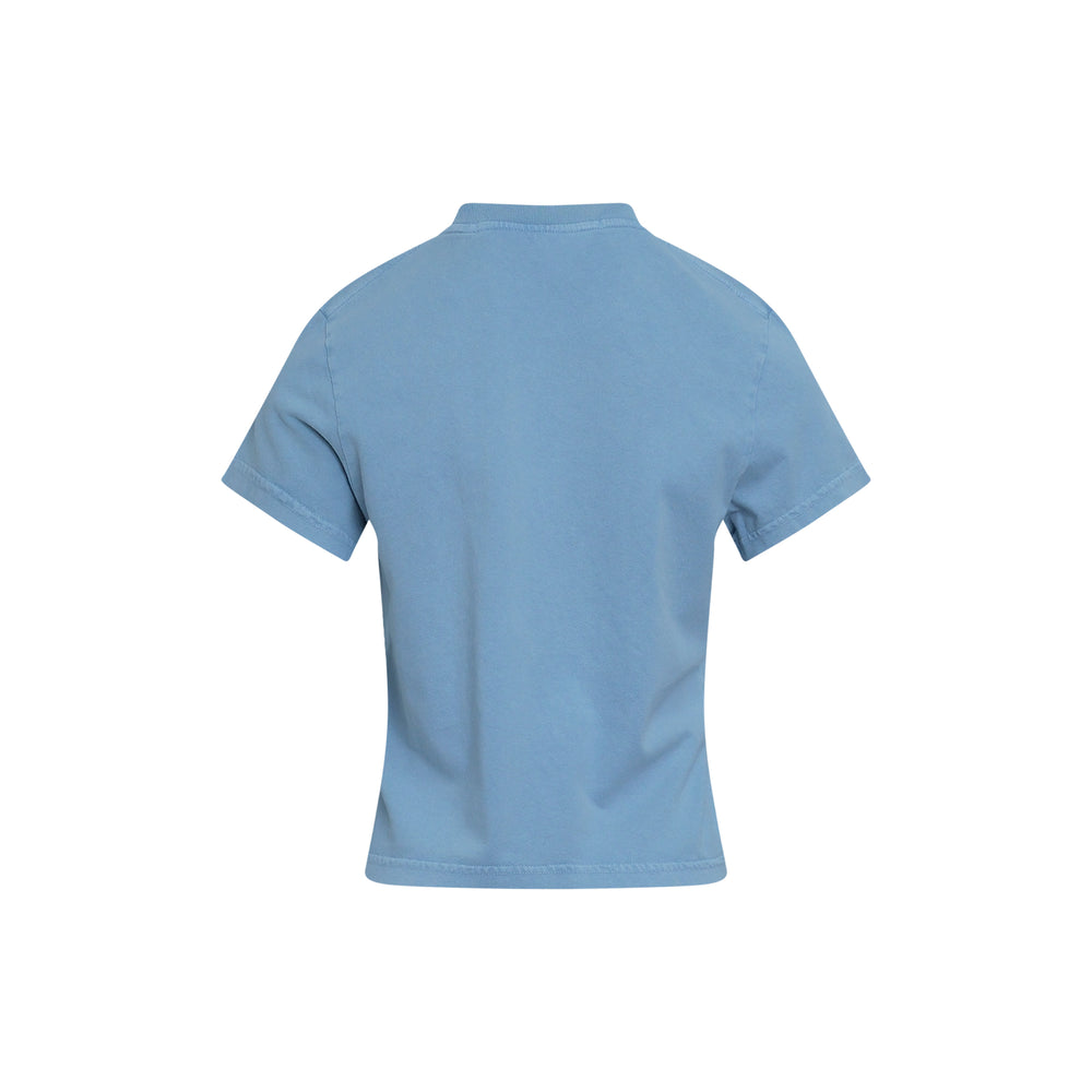 Alexander Wang Shrunken Short Sleeve Logo Tee - view 2