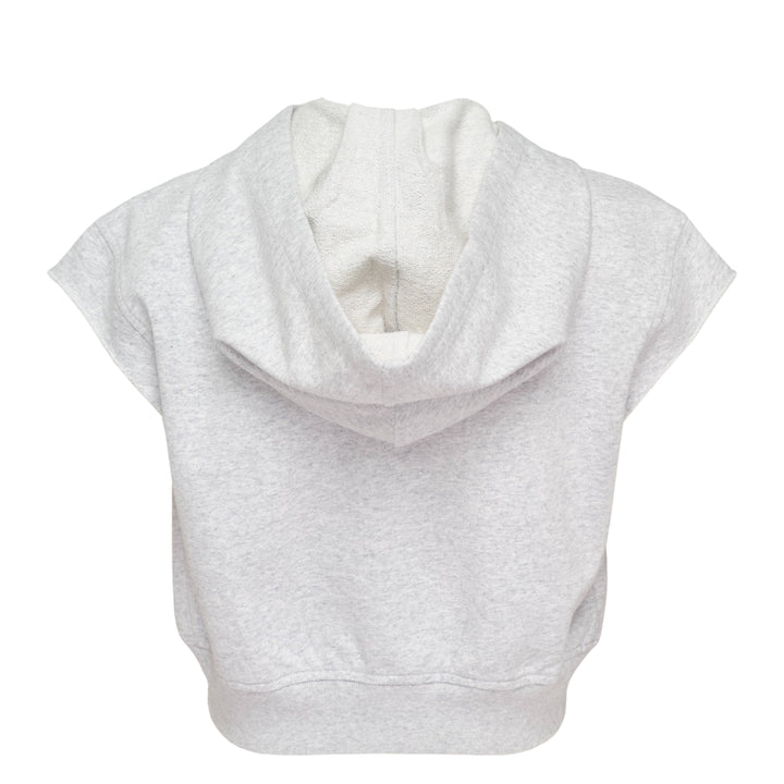 Fitted Zip Short Sleeve Hoodie