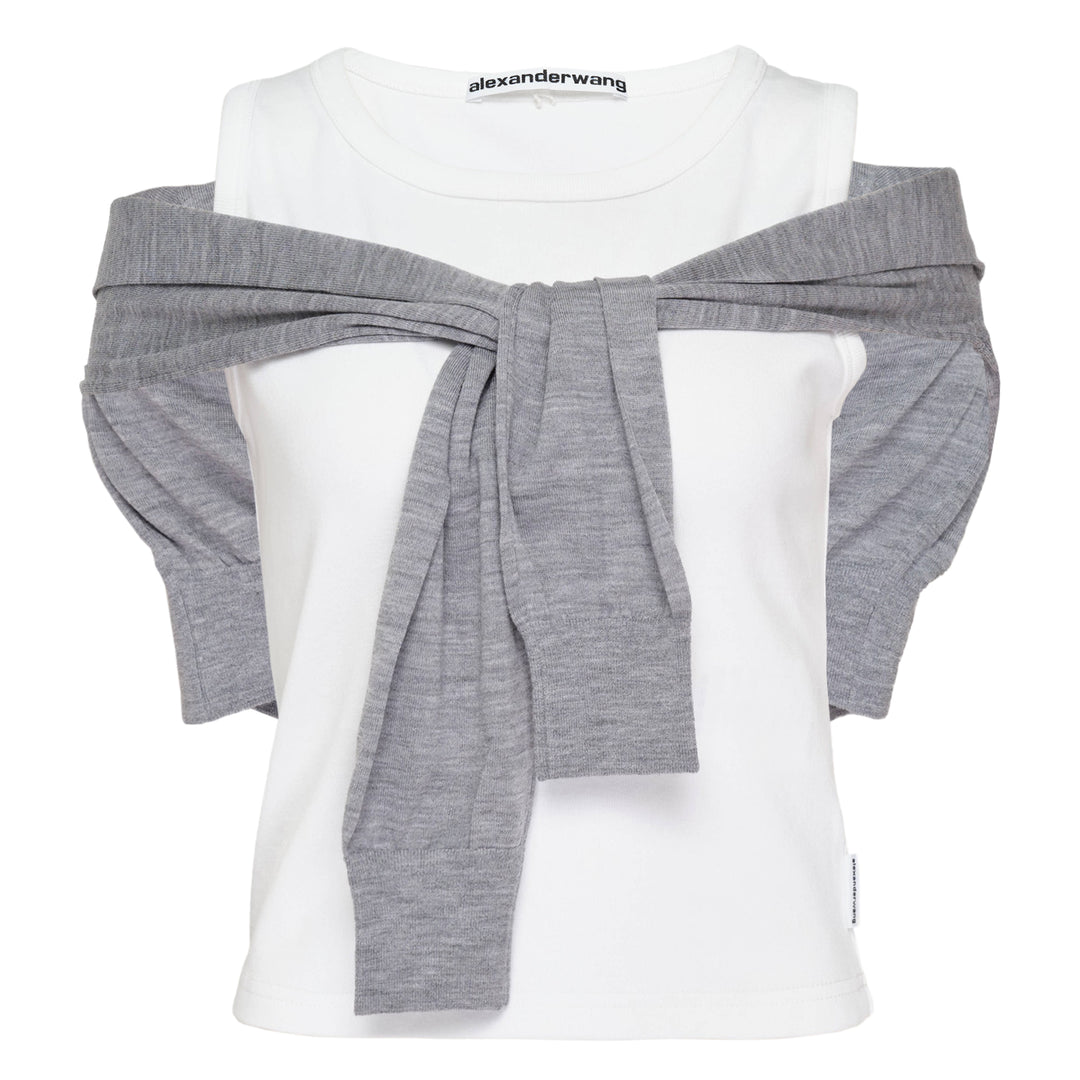 Pre-Styled Draped Tank Top