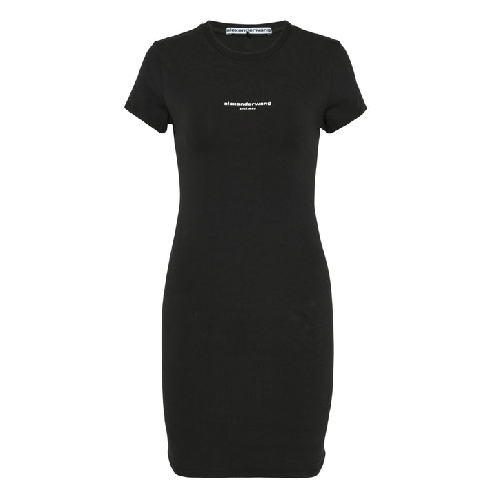 Fitted Short Sleeve Mini Dress