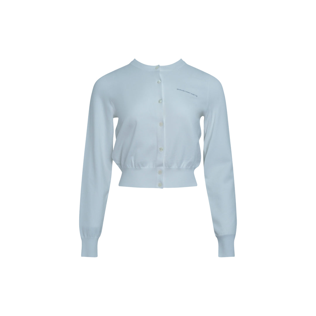 Long Sleeve Crewneck Hotfix Cardigan