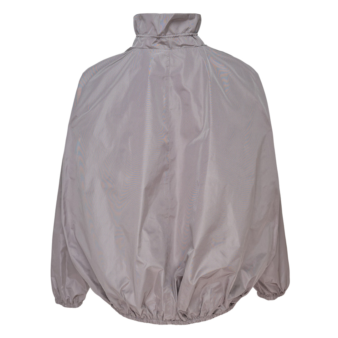 Oversized Gathered Track Jacket