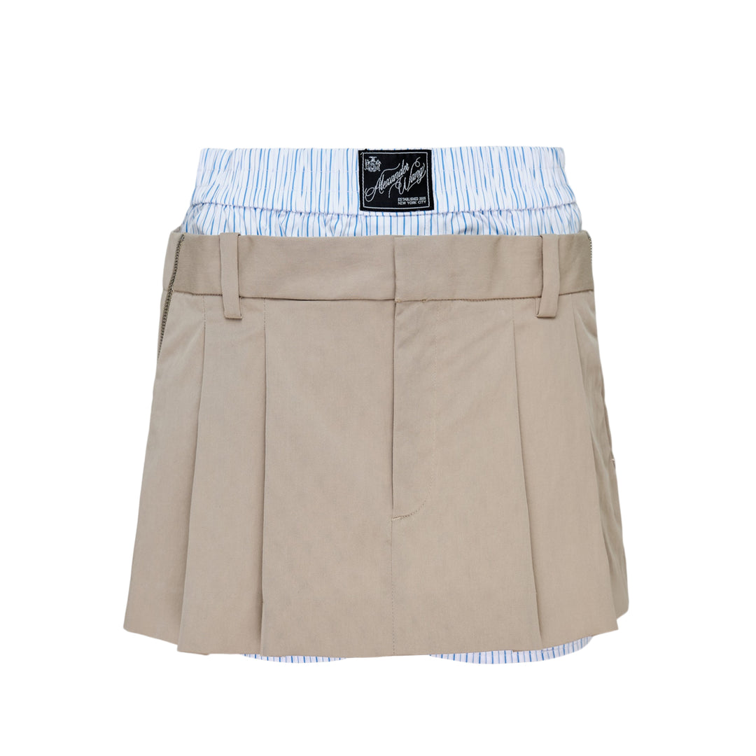 Pre-Styled Pleated Skort
