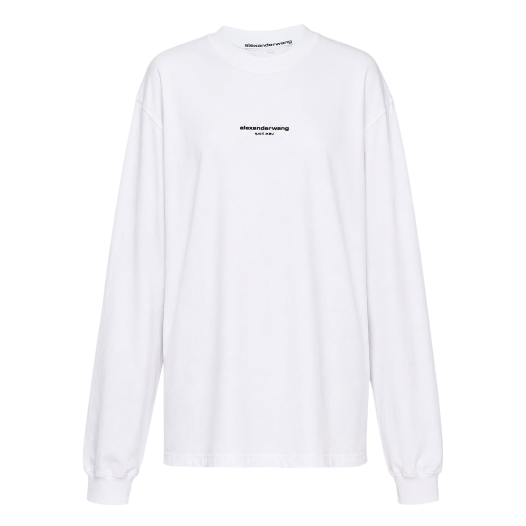 Long Sleeve Logo Print Tee