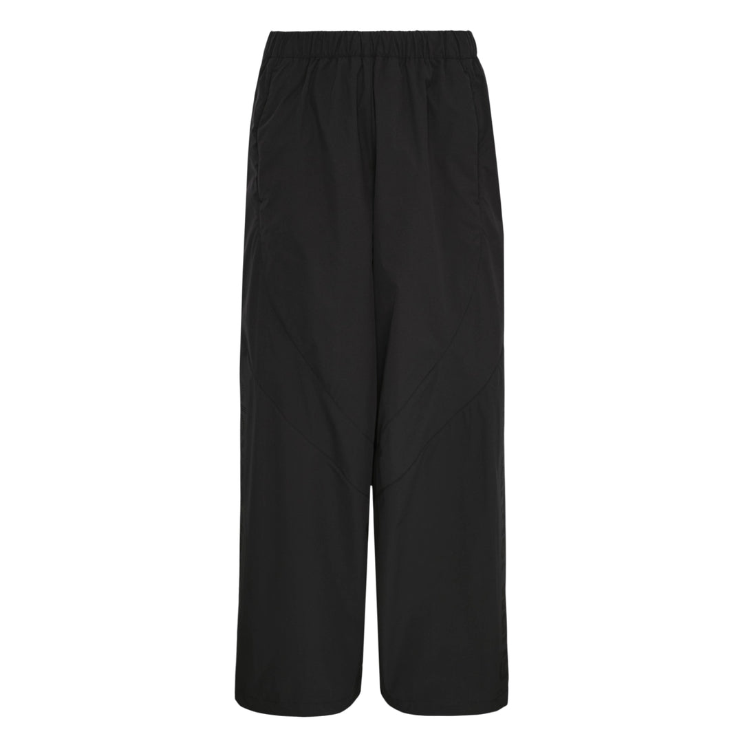 Mid-Rise Perforated Track Pants