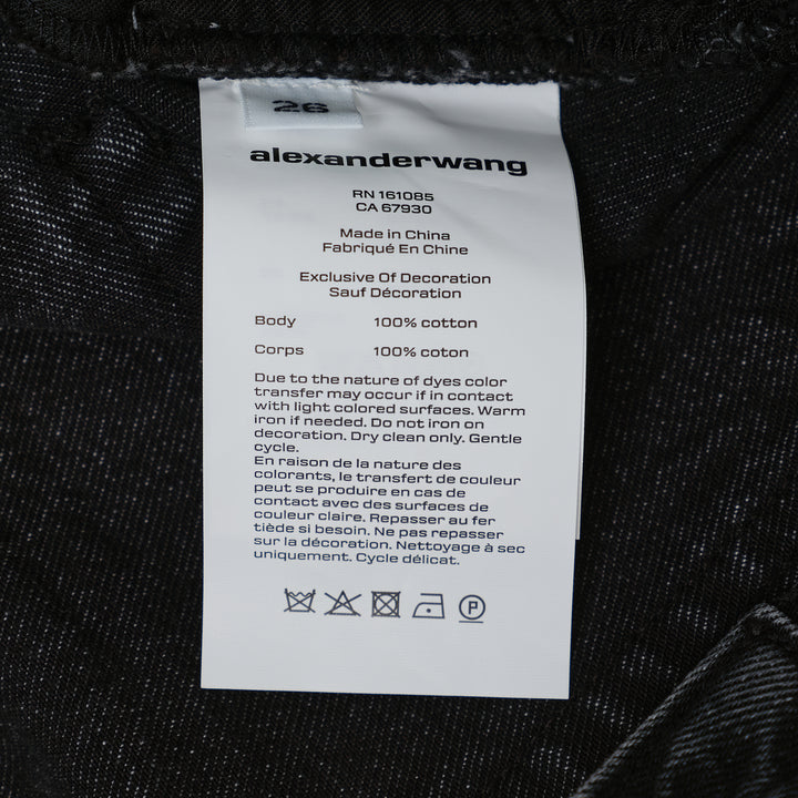 Relaxed Crystal Hotfix Shorts
