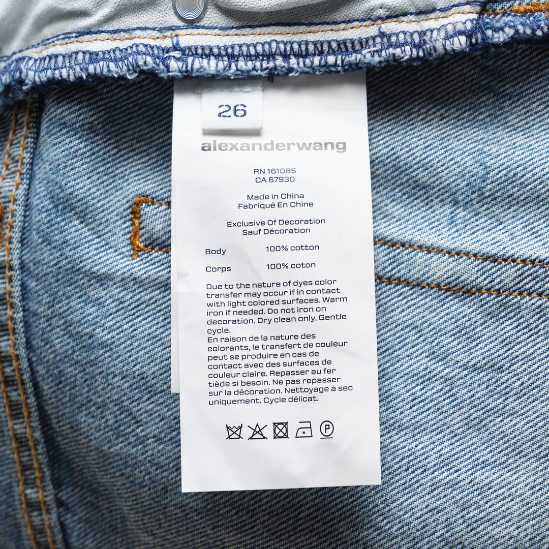 Relaxed Crystal Hotfix Shorts
