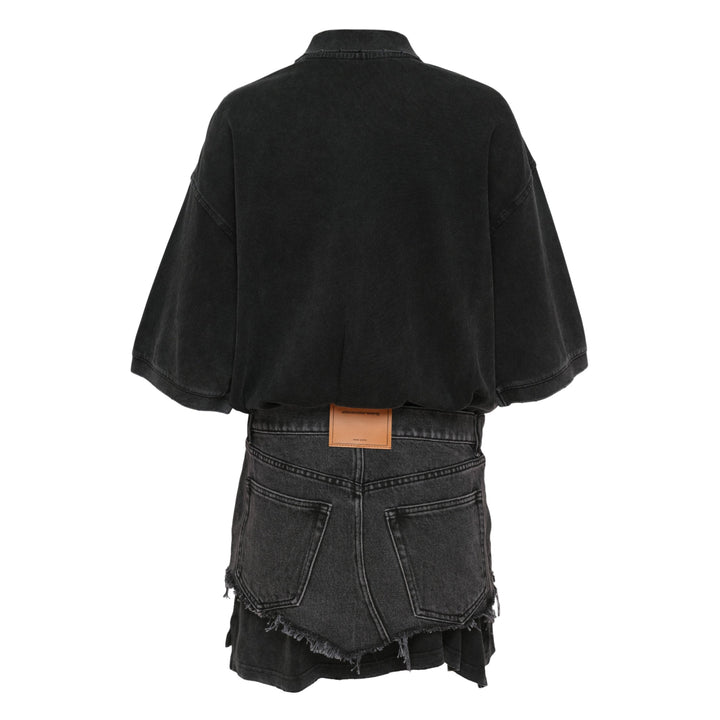 Pre-Styled Denim Polo Dress