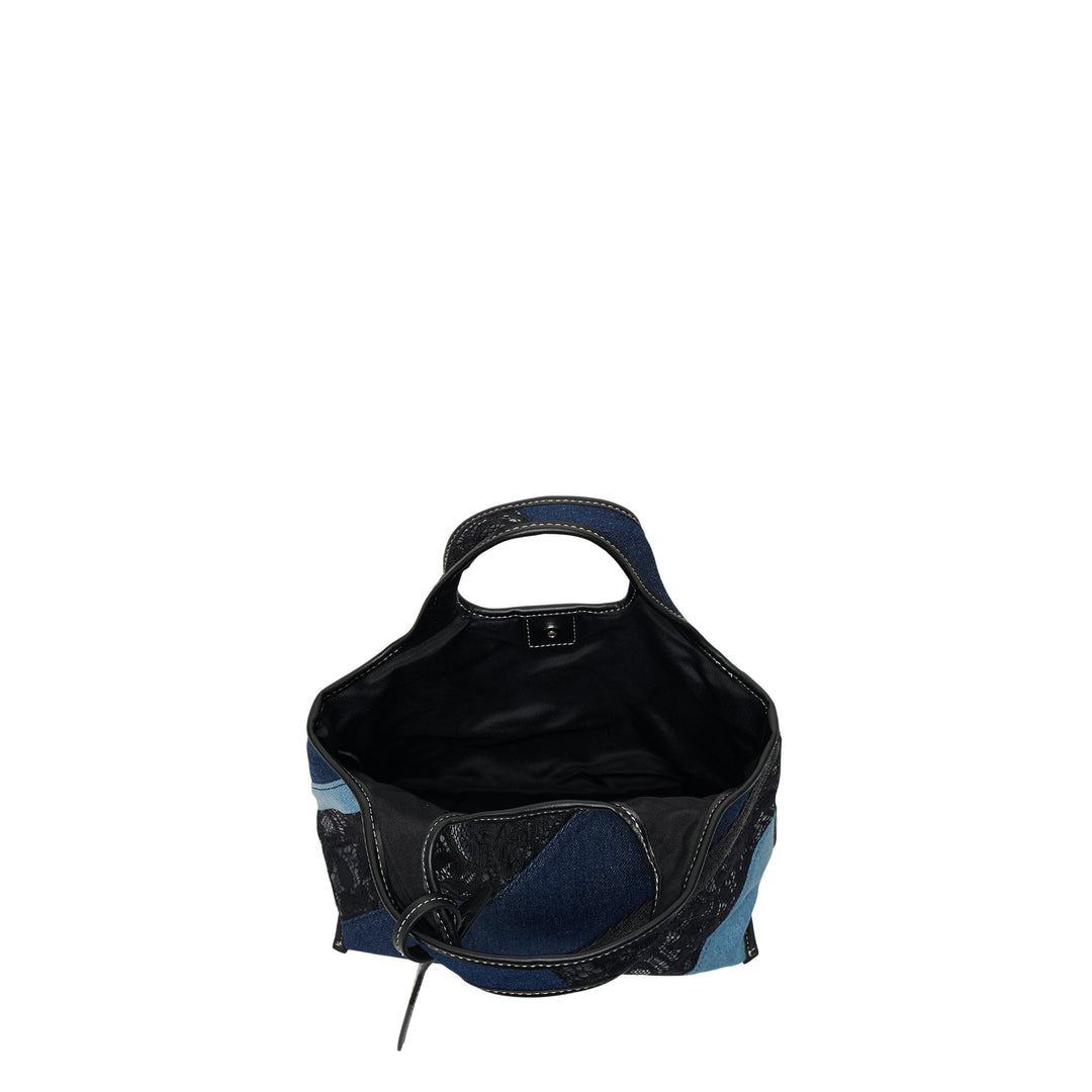 Lace Patchwork Mini Market Tote