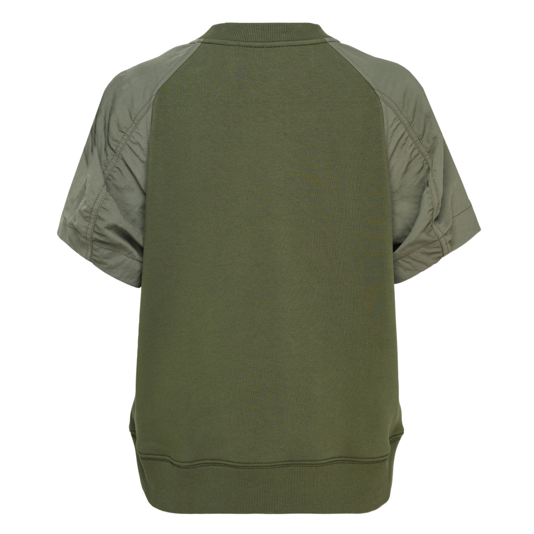 Lantern French Terry Short Sleeve Top