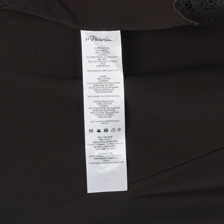 Satin Lace Combo Tee