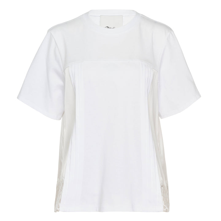 Satin Lace Combo Tee