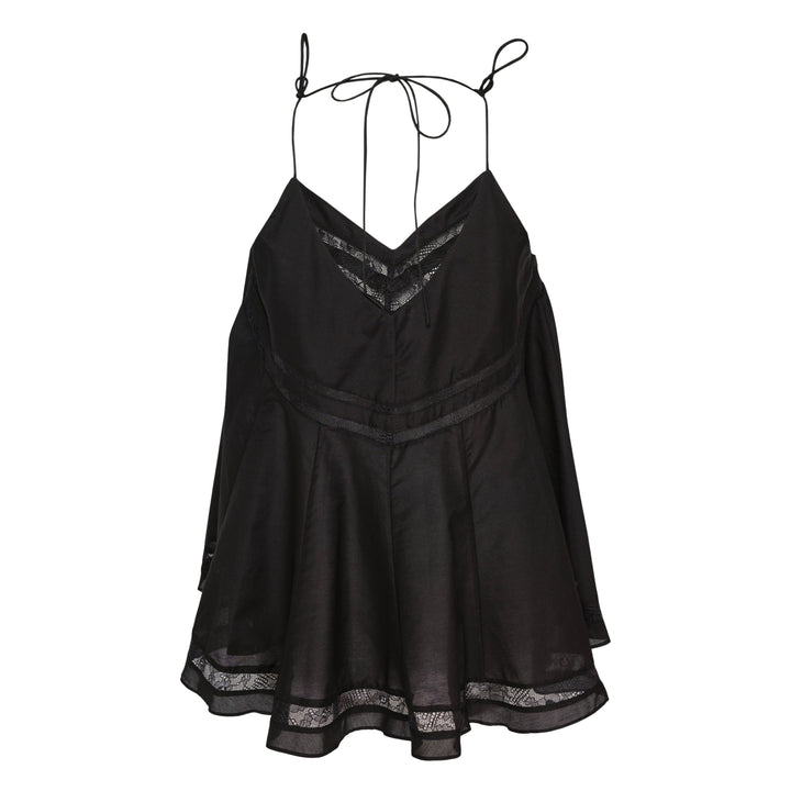 Voile Flounce Lace Top