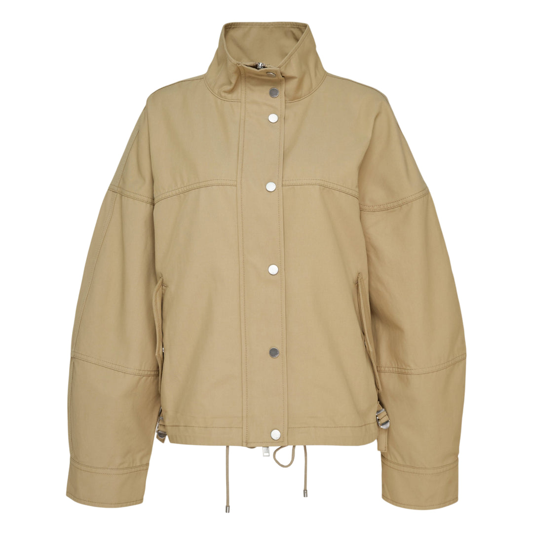 Cropped Utility Balloon Jacket