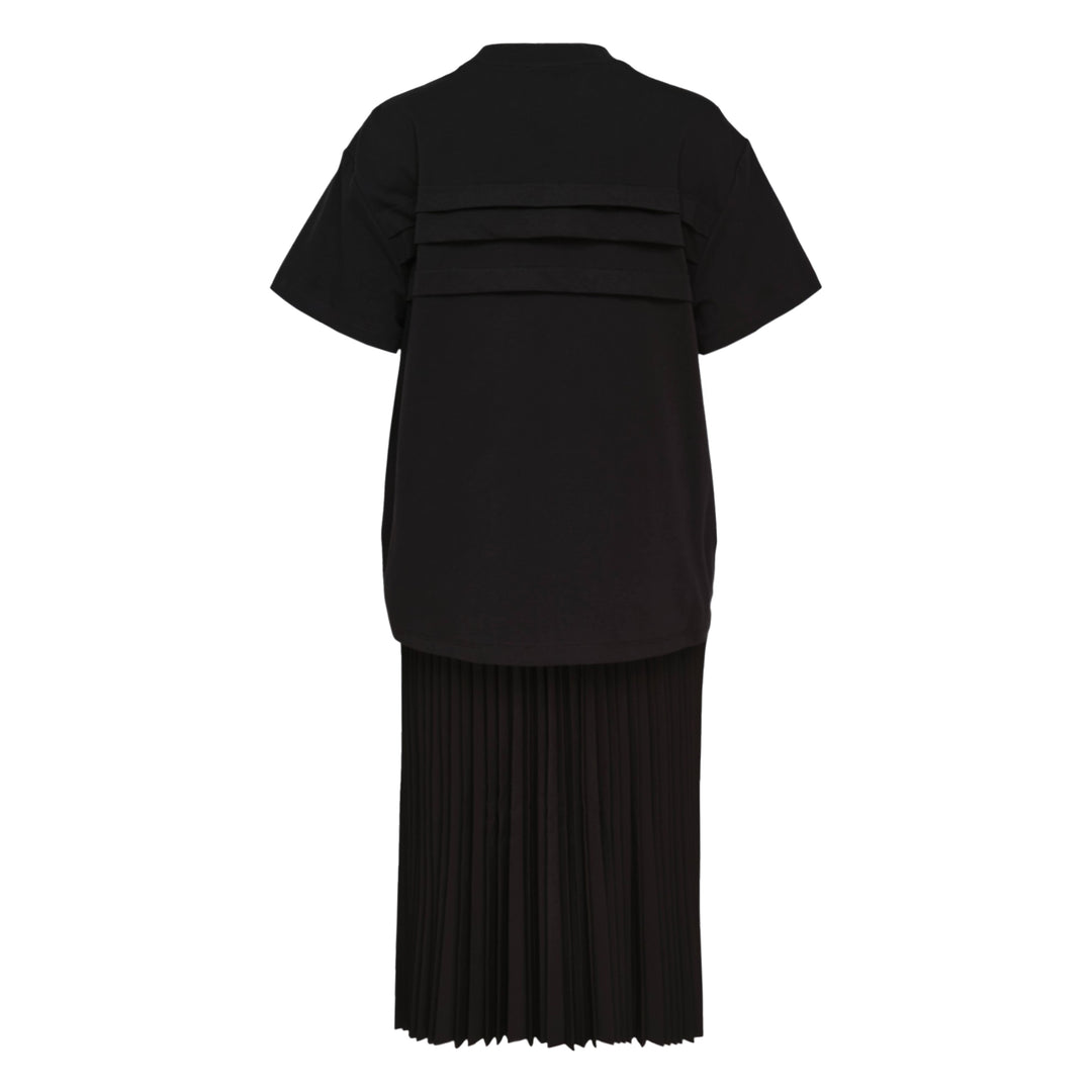 French Tucked T-Shirt Combo Dress