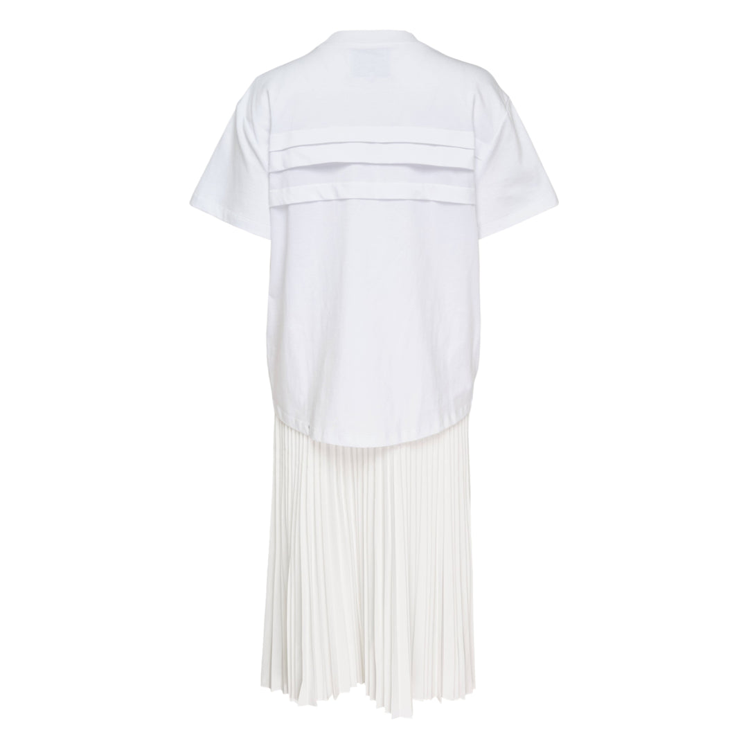 French Tucked T-Shirt Combo Dress