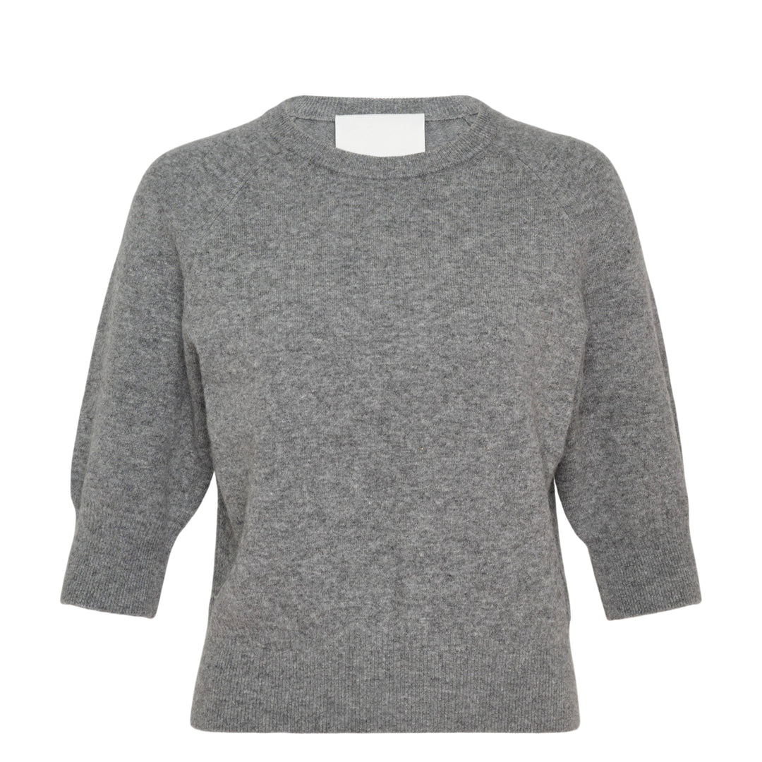 Wool Cashmere 3/4 Sleeve Sweater