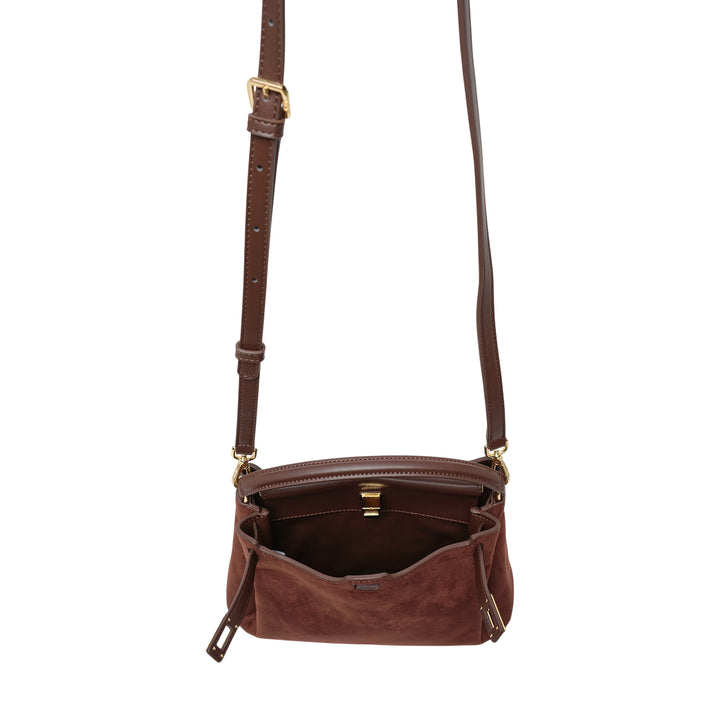 Carmen Faux Suede Top Handle Bag