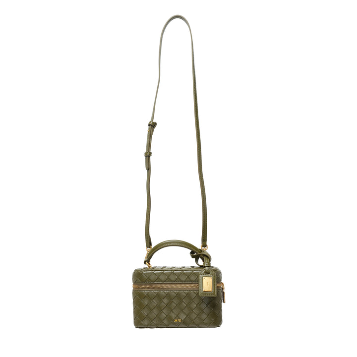 Cleo Woven Texture Box Bag