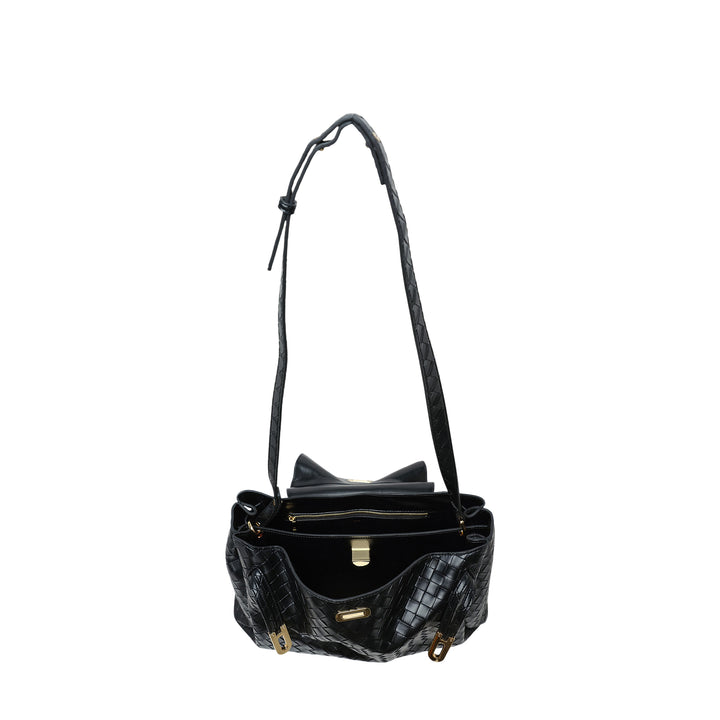 Rhea Large Woven Shoulder Bag