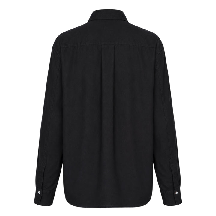 Long Sleeve Ruffle Front Shirt