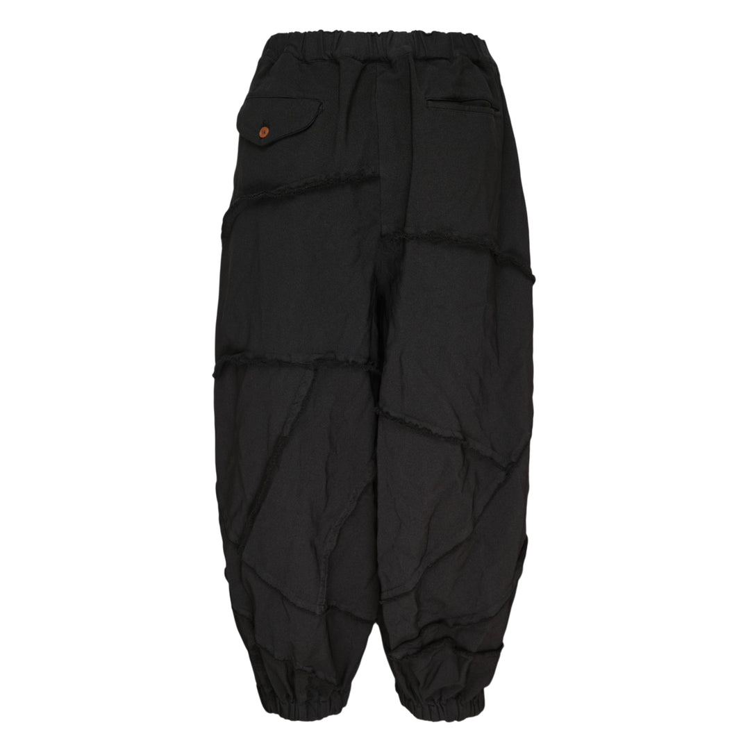 Garment Treated Wide Leg Pants