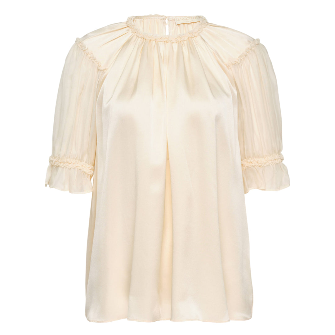 Alina Short Sleeve Silk Top