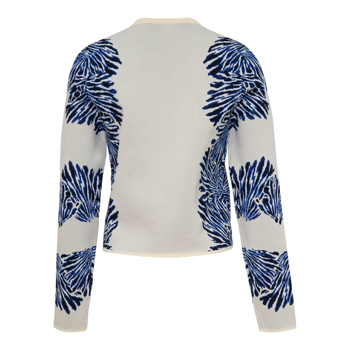 Carina Knit Jacquard Cardigan