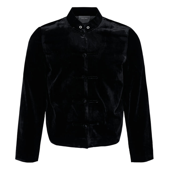 Velvet Stand Collar Jacket