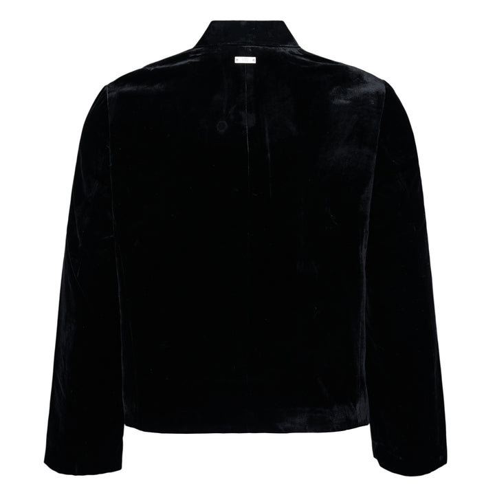 Velvet Stand Collar Jacket