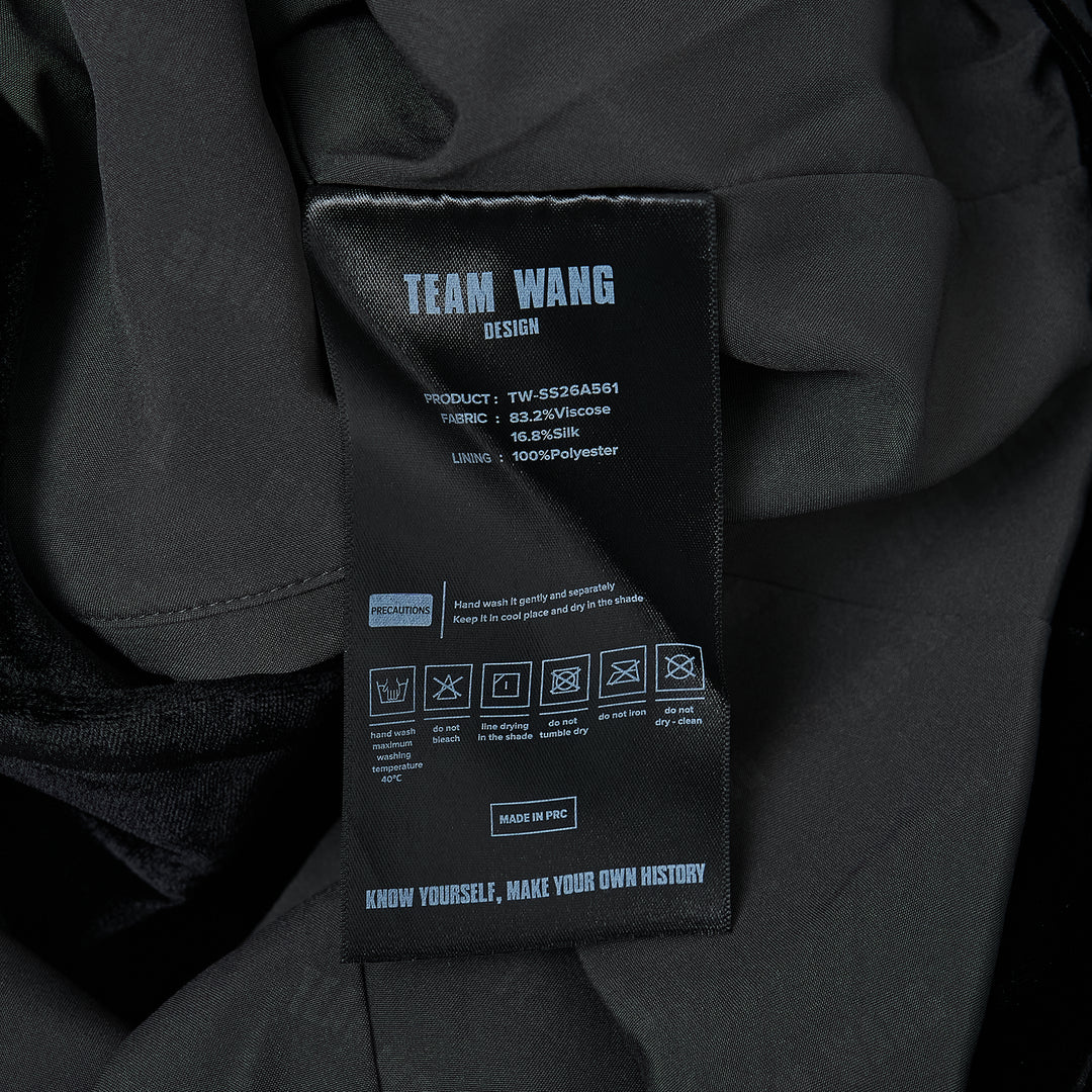 Velvet Stand Collar Jacket